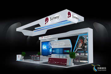 展台设计案例3-信维通信