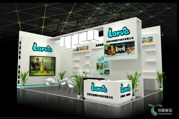 展台设计案例19-爆笑虫子