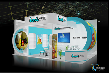 展台设计案例20-爆笑虫子